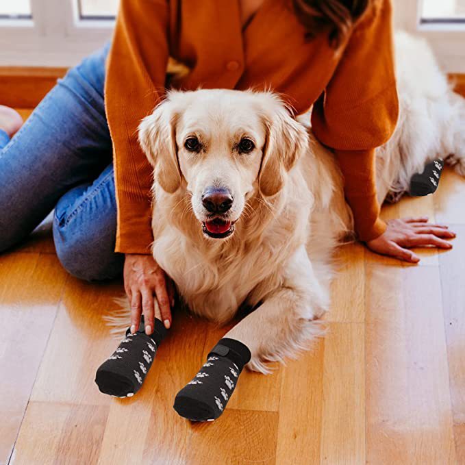 クリスマスペット犬靴下暖かい滑り止め綿ペット用品小型犬靴下グリッパー底アクセサリー|undefined