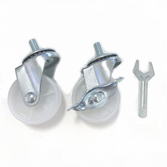 Light industrial wheel PP universal wheel 1.5 inch 2 inch 3 inch universal caster trolley steering wheel factory wholesale
