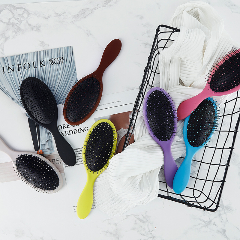 Household Wet and Dry Air Cushion Comb Fluffy High Cranial Top Shape Comb Hairdressing Comb Portable Massage Air Cushion Comb Children