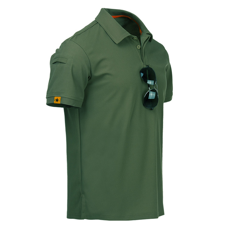Foreign Trade Independent Station Explosions Summer Tactical T-shirt Outdoor Tactical Loose Lel Short-sleeved Sweatshirt Trendy Men's Short-sleeved