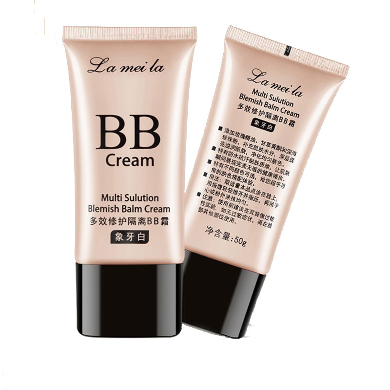 BB Cream Women's Concealer Moisturizing Air Cushion Waterproof Sweat Isolation Natural Oil Control Makeup Lasting Naked Makeup Plain Foundation Liquid