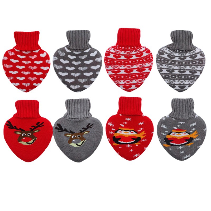 Spot cute heart-shaped hand warmer water bag portable creative filling water hot water bag portable fashion hand warmer wholesale