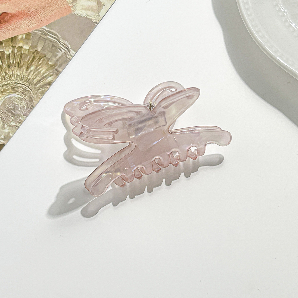 Hollow butterfly catch half tie hair love shark clip fashion personalized hair accessories hairpin children's hairpin small hair clip plate hairpin_voghion.com