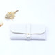 White leather box