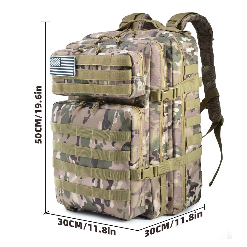 Men's Amazon Outdoor Sports 3D Bag Wild Camping Sports Outdoor Mountaineering Camouflage Tactical Backpack