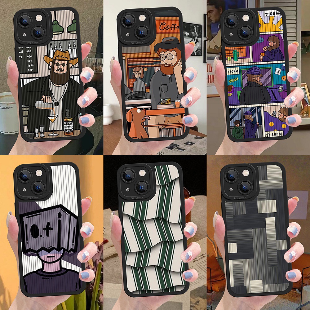 適用蘋果14promax手機殼批發12硅膠11黑色iphone13高級感15天使眼
