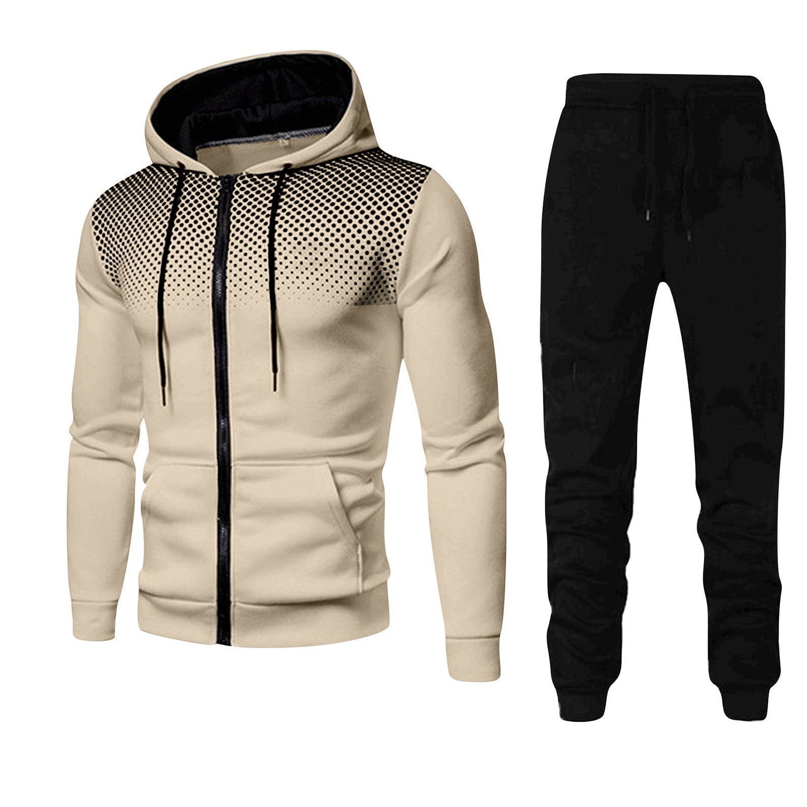 New sweater trousers cross-border foreign trade Amazon sports fitness men's autumn and winter men's suit