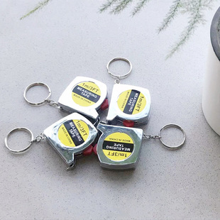 1 meter electroplated mini tape measure cute portable household three-way steel tape measuring tool tailor ruler wholesale