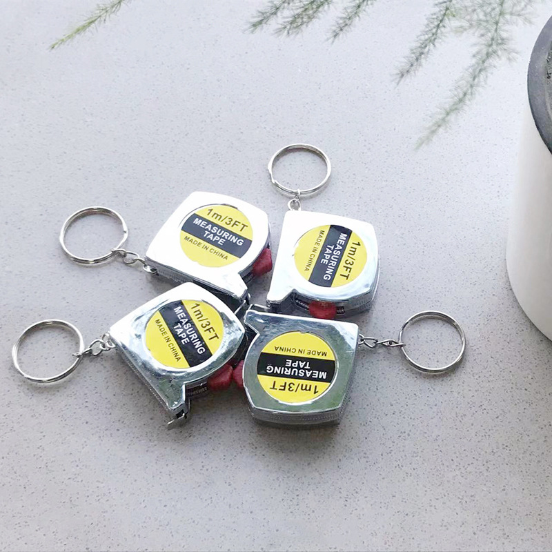 1 meter electroplated mini tape measure cute portable household three-way steel tape measuring tool tailor ruler wholesale