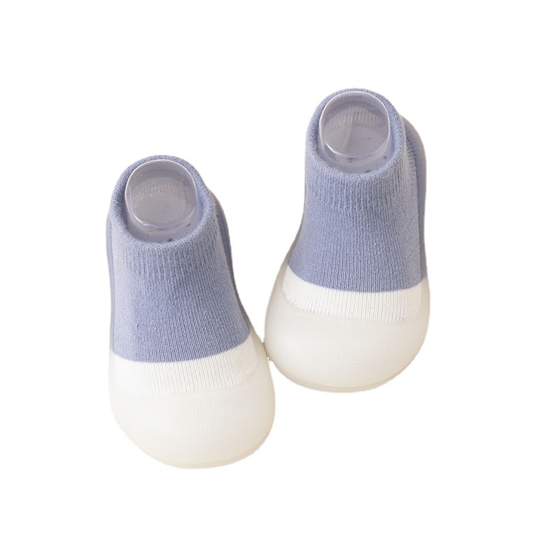 22 Autumn Children's Floor Socks Big Baotou Baby Toddler Shoes Socks Men's Treasure Women's Non-slip Soft Rubber Sole Shoes