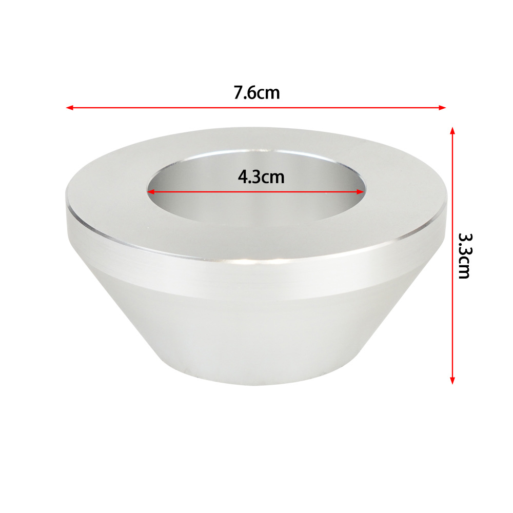 Manual large tire replacement centering cone aluminum truck neutral column tool balancer compression cone