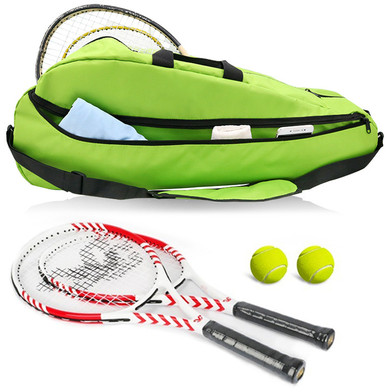 Amazon Large Capacity Shoulder Badminton Bag Cross-border Hot Sale 3/6 Tennis Bag Independent Shoe Warehouse Baseball Bag