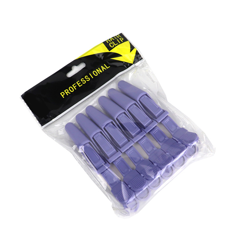 Wholesale barber shop crocodile hairpin hair salon special hair clip hair dye positioning hair clip duckbill partition clip