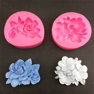 Flower series Gardenia egg flower silicone mold handmade chocolate fondant epoxy plaster resin mold