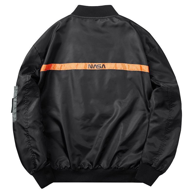 nasa joint ma1 aviator jacket male astronaut overcoat european and american air force one jacket men's fashion