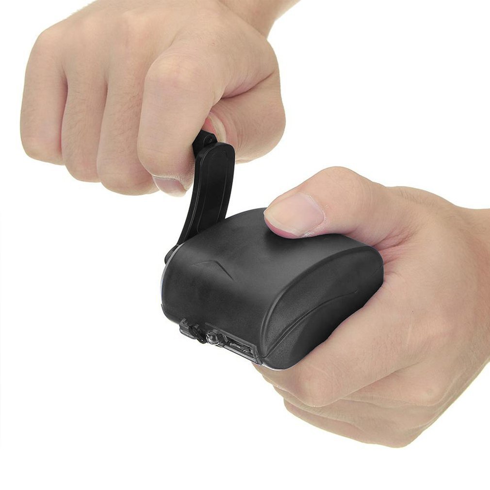 Outdoor emergency charger hand-cranked charger USB interface hand-cranked charger portable outdoor charging