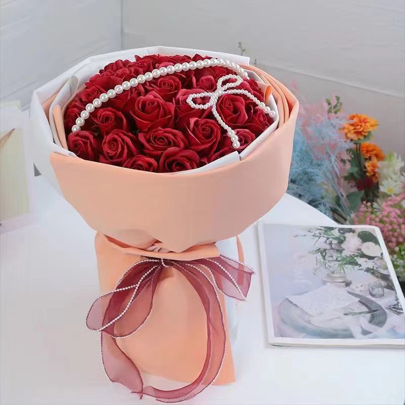 Goddess Festival romantic mother Pearl bow cake decoration Mother's Day online celebrity Valentine's Day decoration holiday party