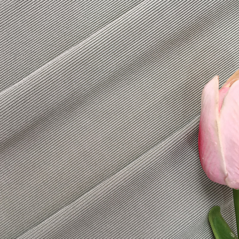 230g 1 × 1 round machine thread cloth random fabric spring and summer short sleeve needle textile polyester rib cloth T-shirt