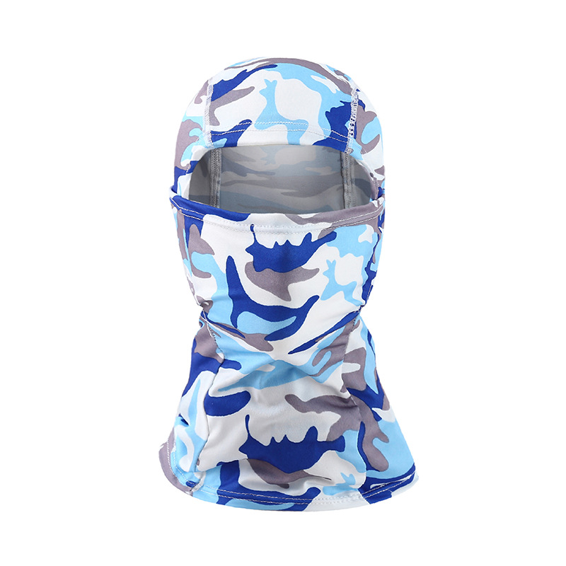 Amazon outdoor riding hood chief balaclava breathable sunscreen Lycra Ice Silk Flying Tiger Mask