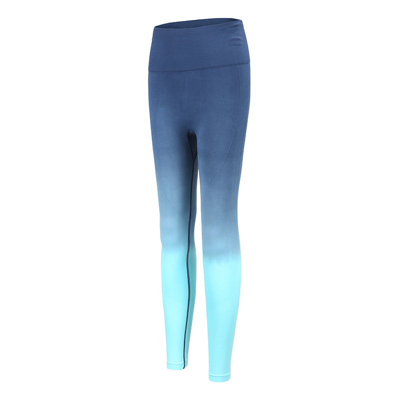 Peach Hip Pants Hip Lifting Cyber Celebrant Gradient Quick-drying Yoga Pants Women's High Waist Tight Sports Pants Cyber Celebrant Fitness Pants