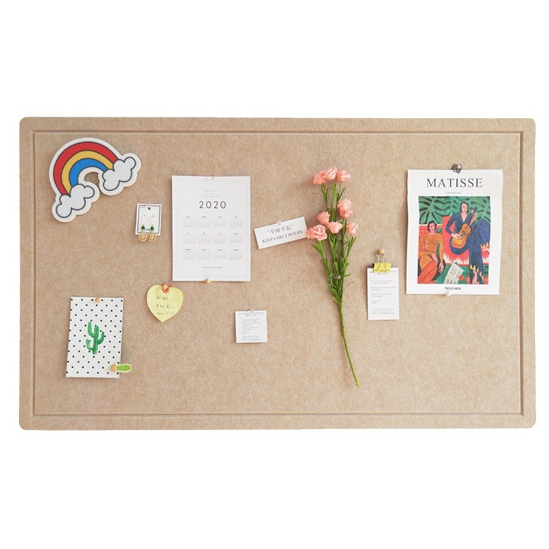 Felt Wall Stickers ins Wind Felt Board Self-adhesive Kindergarten Classroom Works Display Cork Board Photo Wall Bulletin Board
