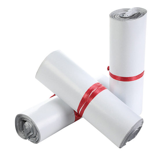 Wholesale new material white thick express bag packaging bag large e-commerce logistics express packing bag waterproof bag