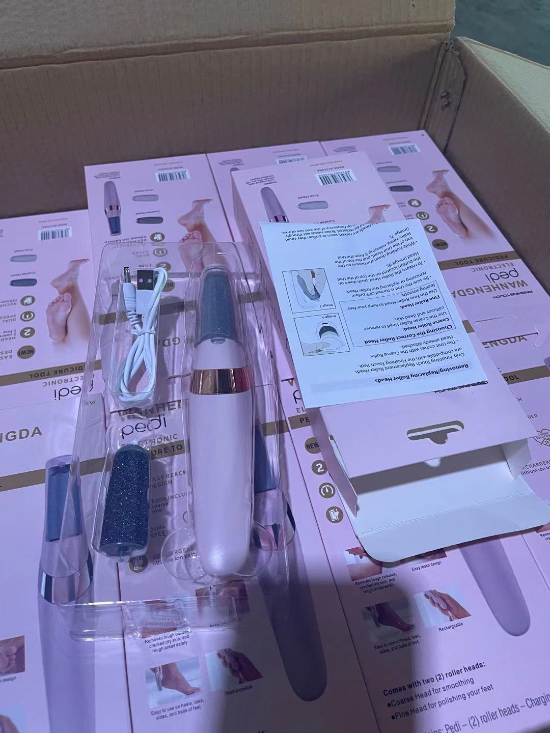 New electric foot grinder foot trimmer foot beauty peeling machine automatic foot rubbing calluses foot pedicure tool