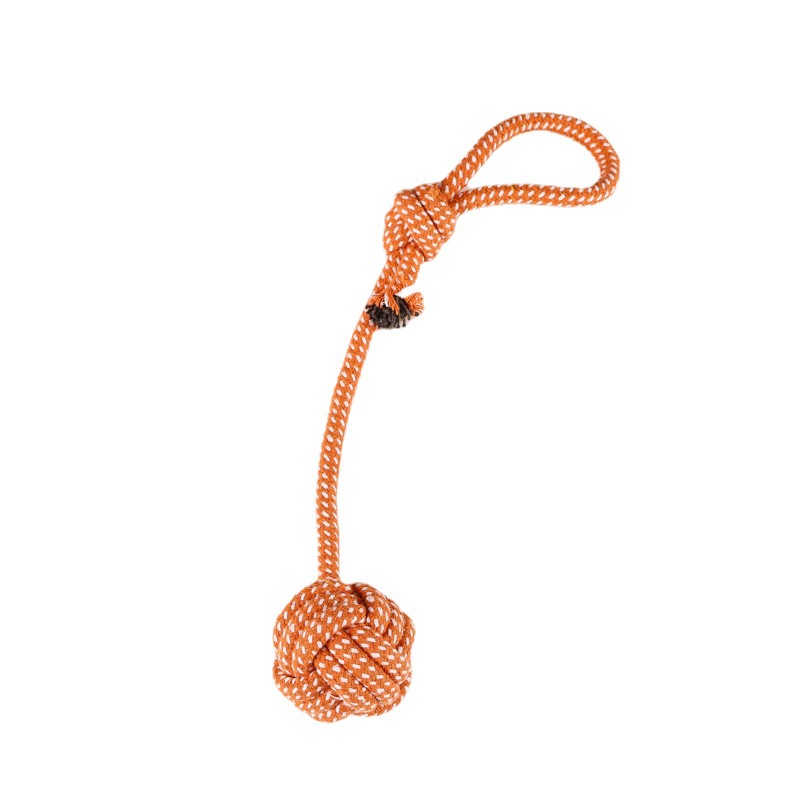 Pet toy set small and medium-sized dog bite-resistant molars dog training toy rope knot woven dog toy wholesale