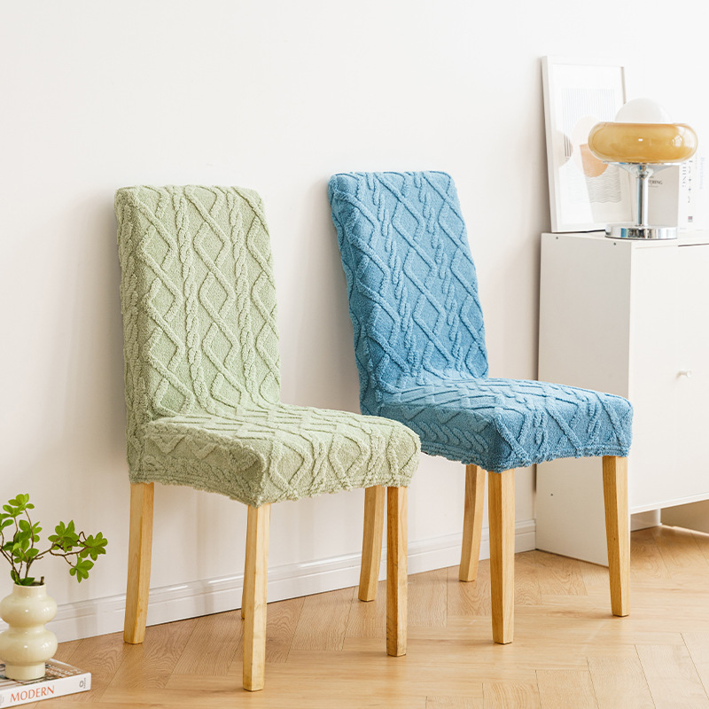 New elastic universal thickened dining chair cover chopsticks cover dining room seat cover backrest integrated wholesale