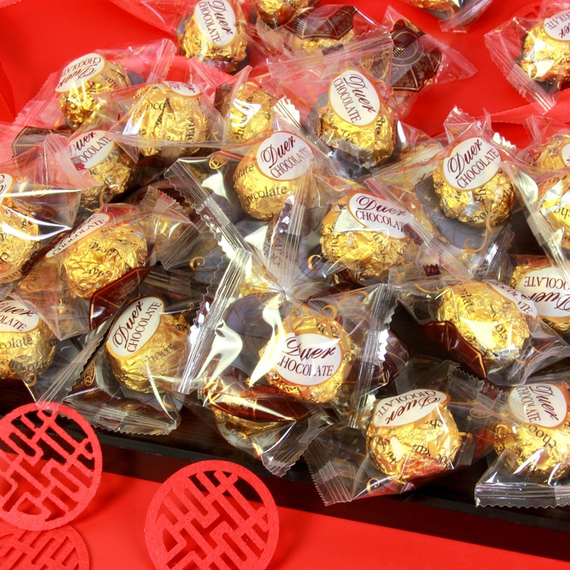 Jinsha Bulk Sandwich Nut Chocolate Spring Festival New Year Gift Wedding Candy Valentine's Day Independent Packaging