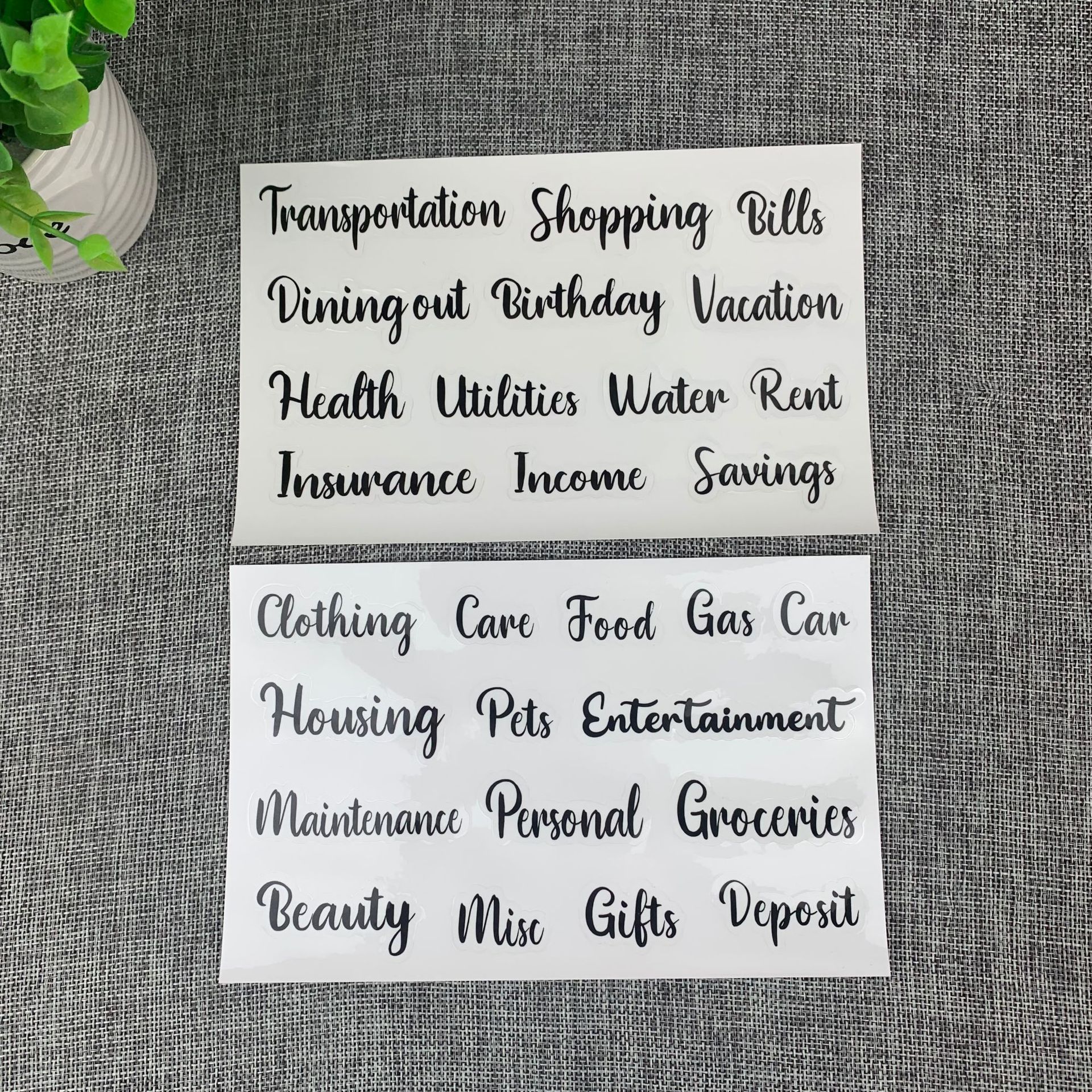 Factory direct supply adhesive label transparent pvc label, color coated paper special adhesive label