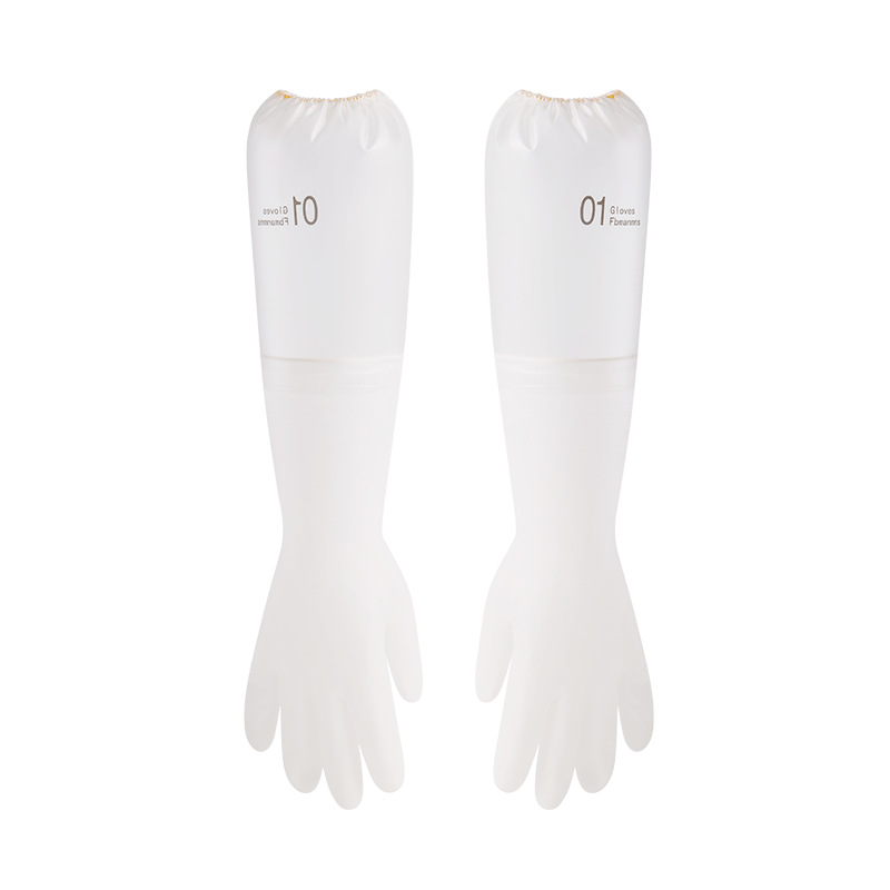 Rubber Dishwasher Brush Gloves Men's Housework Washing Clothes Waterproof and Durable Women's Kitchen Household Thin Summer
