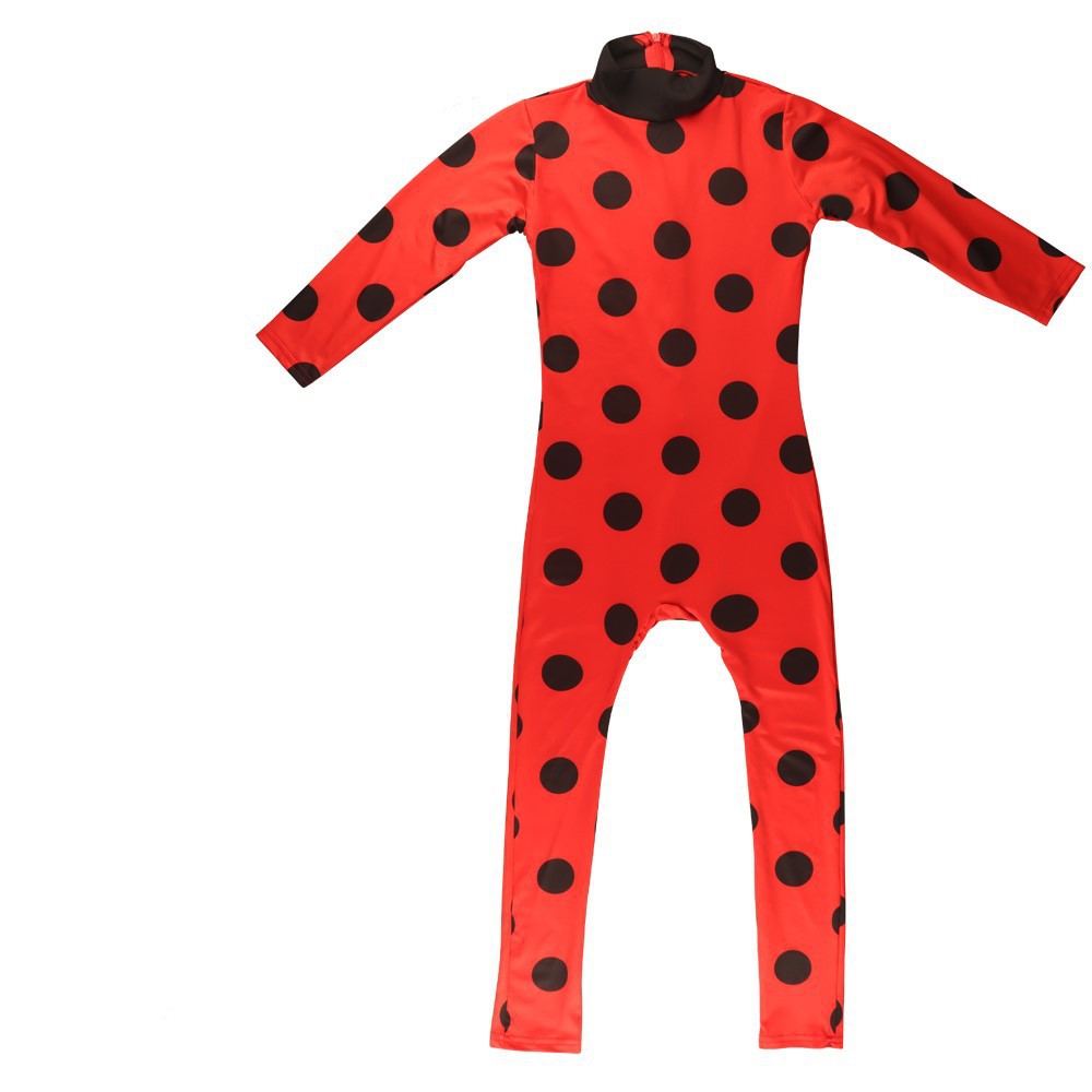 Ladybug Girl clothes Halloween stage performance children's performance costume miracle girl black cat Noer jumpsuit
