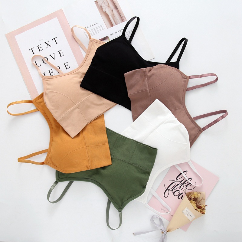 Women's Seamless Underwear Chest Wrapping Kaka Mei Back Sling Base Inner Strapless Girls' Sports Vest Cross-border Wholesale