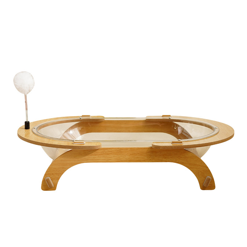 Internet celebrity runway round bathtub transparent hemisphere space capsule cat nest waterproof moisture-proof Four Seasons universal oversized space
