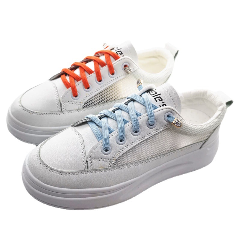 White Shoes Lazy People's Shoelaces Tie-Free Shoelaces Flat Elastic Shoelaces Children's Men's and Women's Clip Buckle White