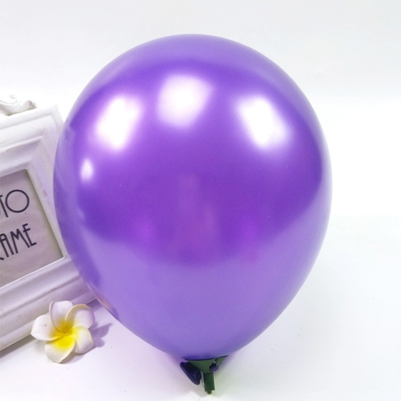 Factory wholesale 1.2g thick pearl round balloon 10 inch wedding balloon wedding room decoration arch balloon