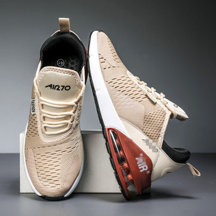 2025 New Spring and Summer Trendy Men's Shoes plus size Sports Casual White Skate Shoes Breathable Running Mesh Trendy Shoes