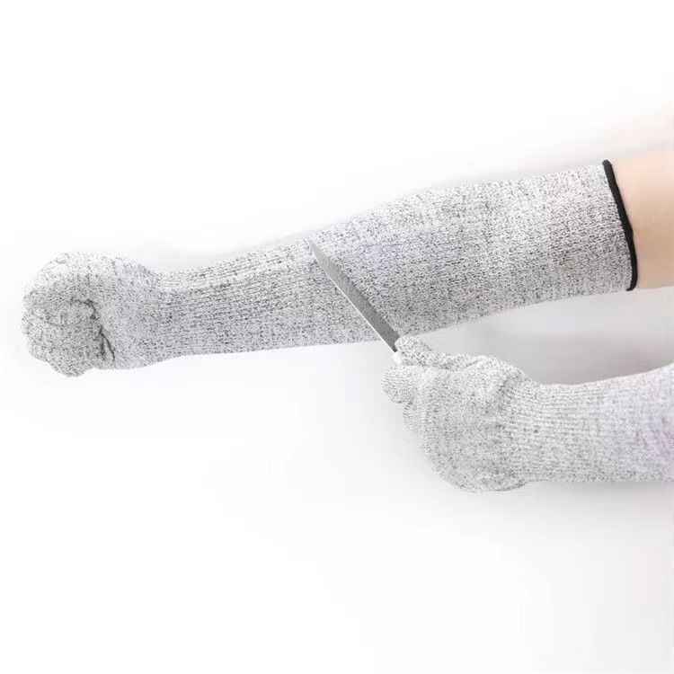 Cut resistant gloves extended 5 Grade men and women HPPE cut resistant wrist guard arm for garden trim glass factory
