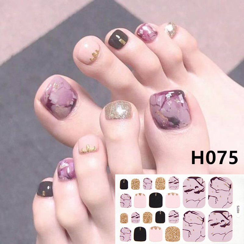 Star Moon Nail Art Sticker Bronzing Nail Sticker Foot Sticker Foot Nail Sticker Full Sticker Waterproof Cute Environmental Protection Lasting