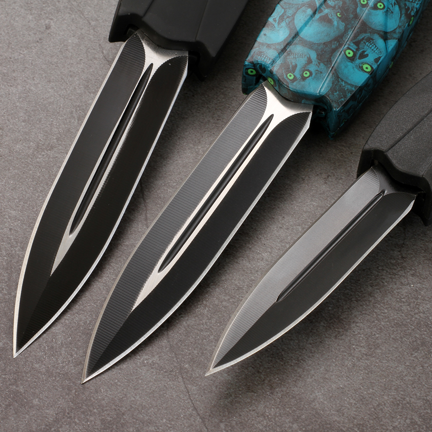 Large micro technology knife high hardness sharp camping straight knife outdoor portable fishing knife black tactical knife