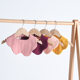Cross-border pure color 360-degree petal baby bib class A pure cotton gauze children bib baby bib bib