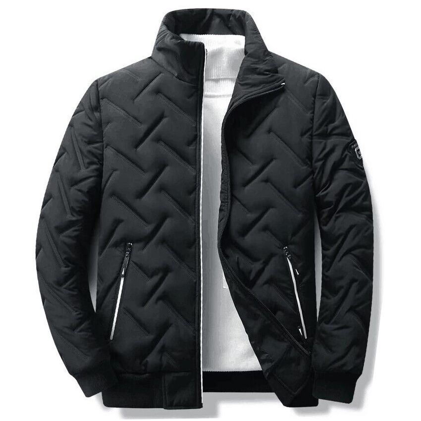Cotton-padded coat men's winter coat winter men's 2023 down cotton-padded jacket collar Tide men's warm coat cross-border