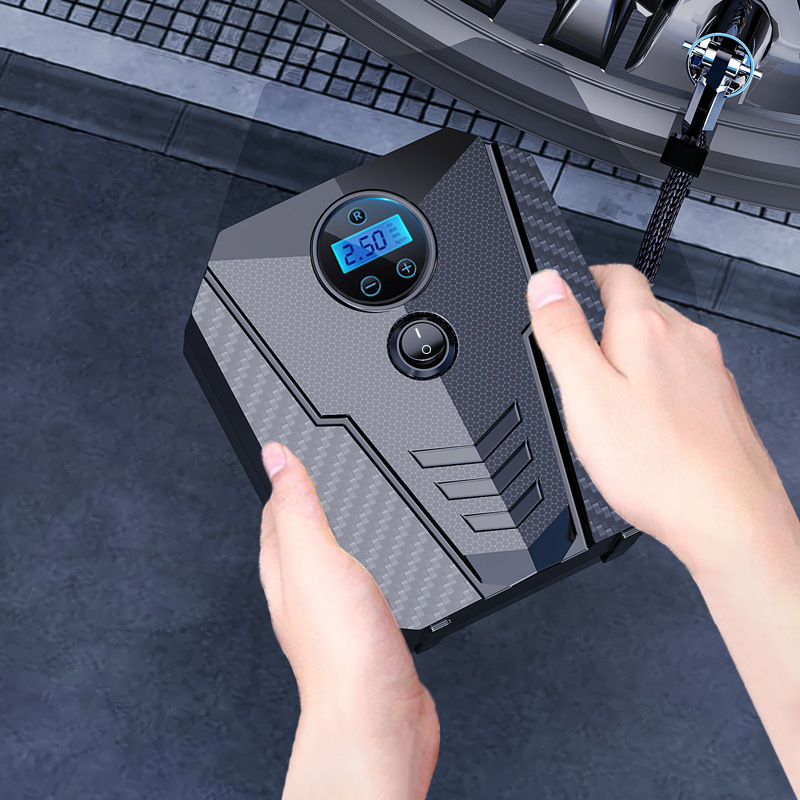 On-board air pump air pump multi-function automatic charging and stopping car air pump for high-power car