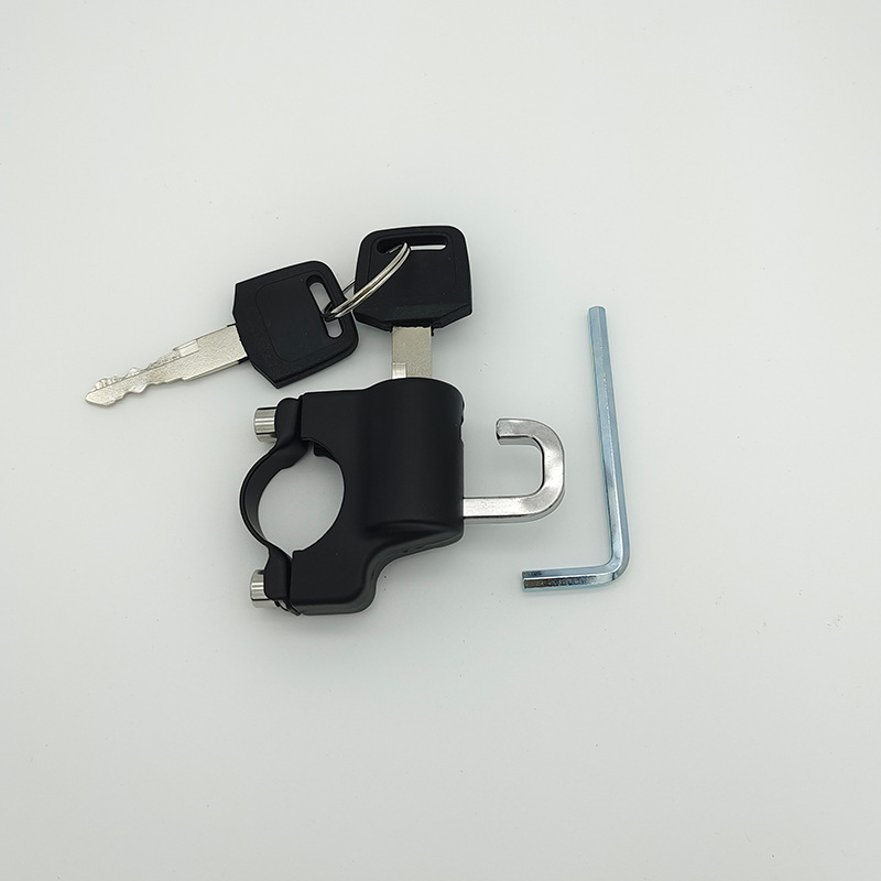 Electric car helmet lock bicycle safety helmet lock battery car motorcycle anti-theft universal fixed multi-function lock