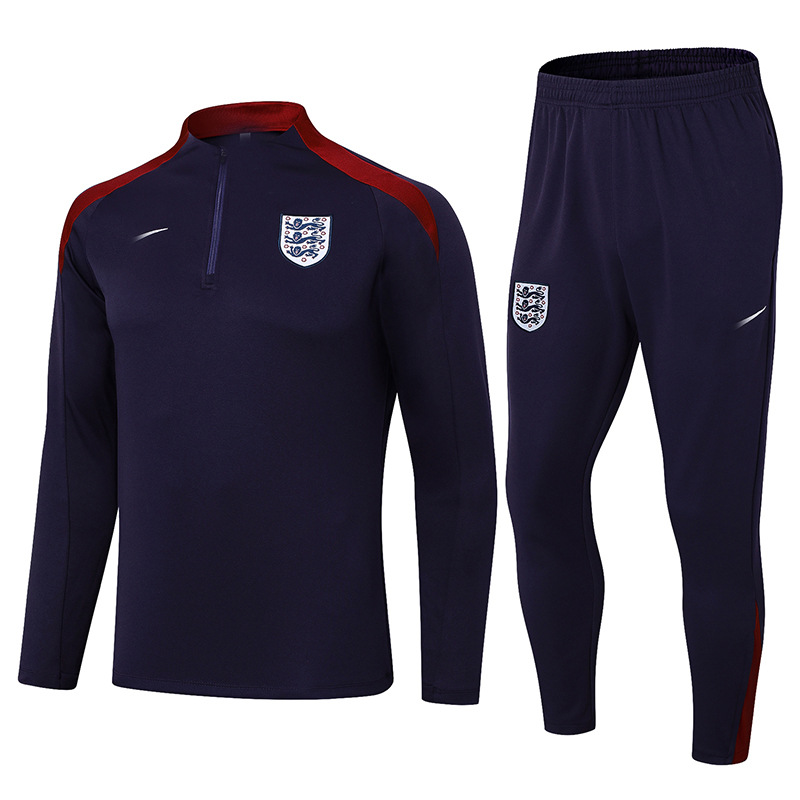 thumbnail for National Team England Germany Brazil France England Italy Portugal Football Training Clothes Long Sleeve suit