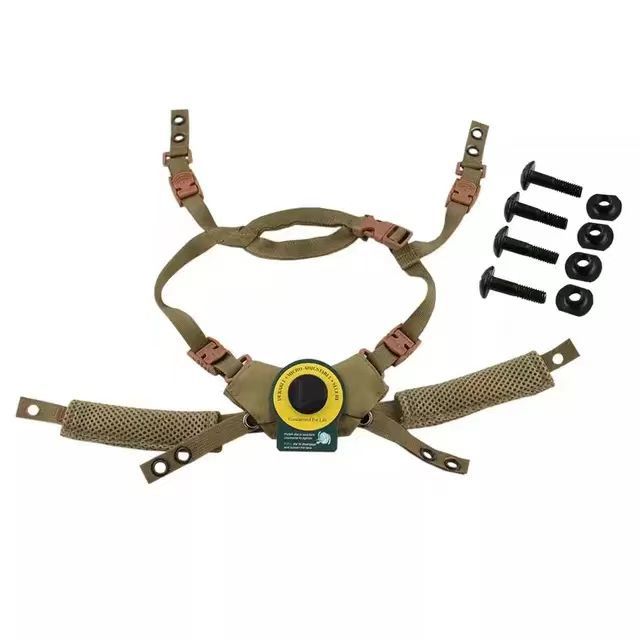 Outdoor Wendy Tactical Helmet Lining Hanging FAST MICH Rotating Adjustable Live CS Chin Strap