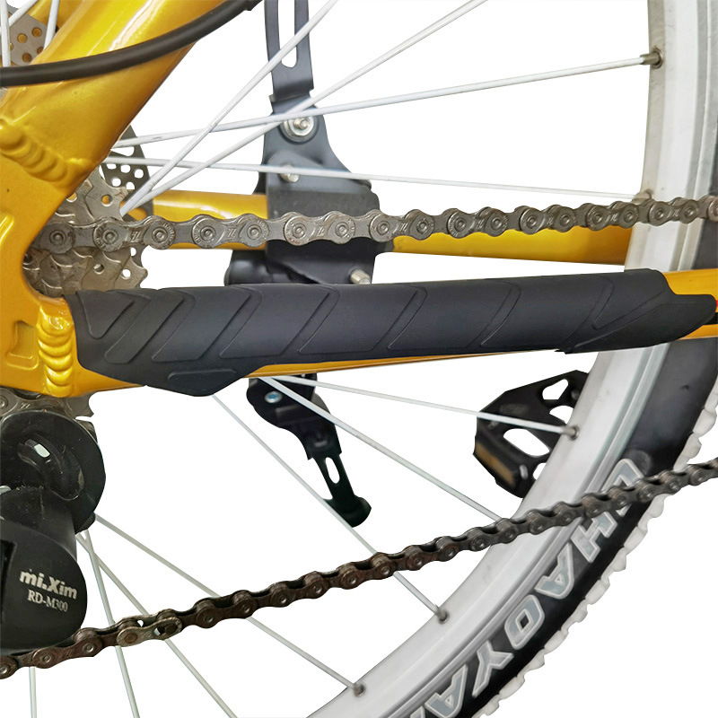 Bicycle Mountain Bike Road Bike Bicycle Frame Silicone Chain Protection Sticker Frame Protection Sticker Chain Sticker
