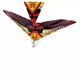 Large flying bird hot sale New rubber band power flying bird auspicious bird educational toys factory direct wholesale