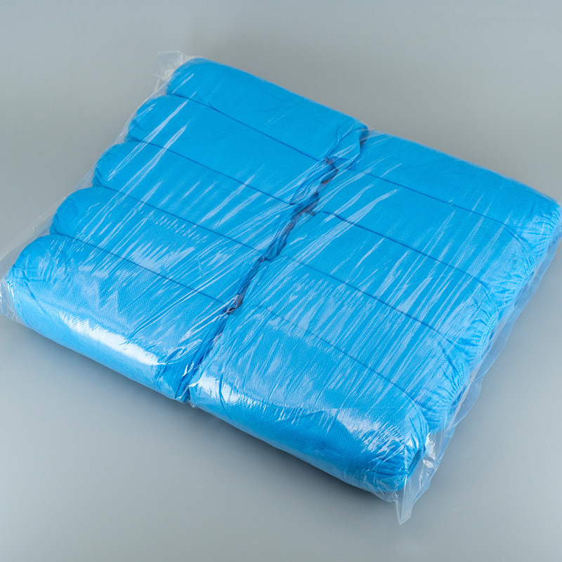Spot wholesale disposable 30g non-woven shoe cover dustproof non-slip thickened 100 disposable foot cover